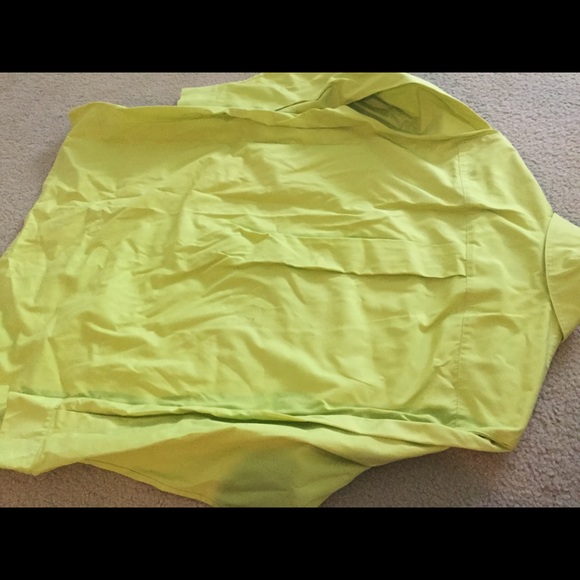Lime Green City by DKNYC Cotton Shirt - OS - Picture 2 of 7